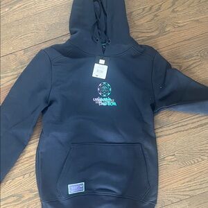 Black Hoodie with Graphic Design